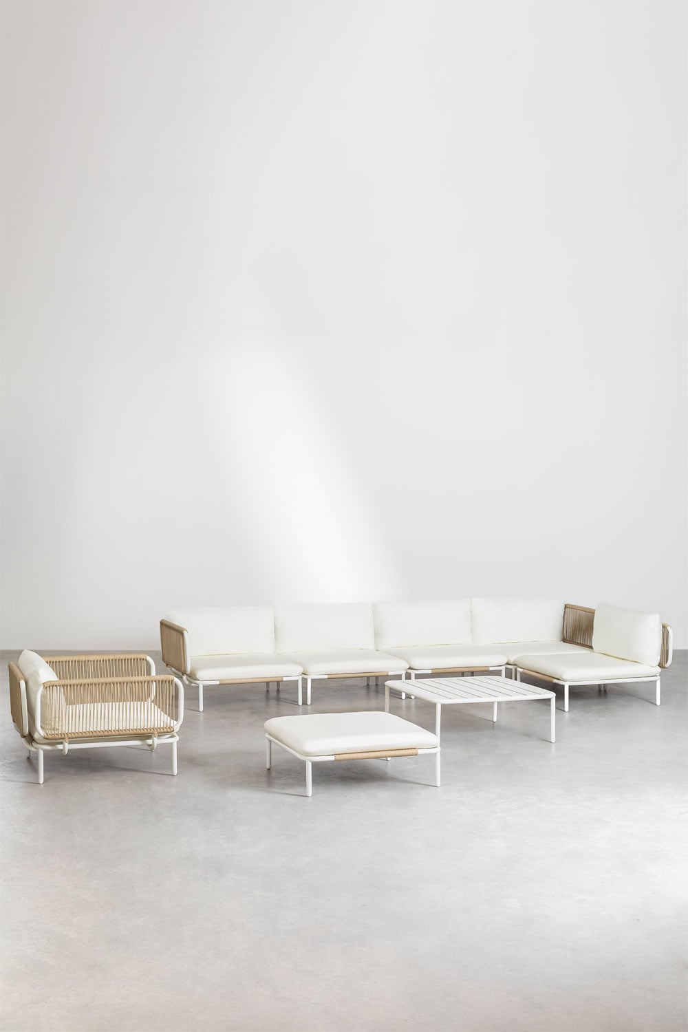 Kampinė sofa GRAFITO, penkių dalių, grafito pilka