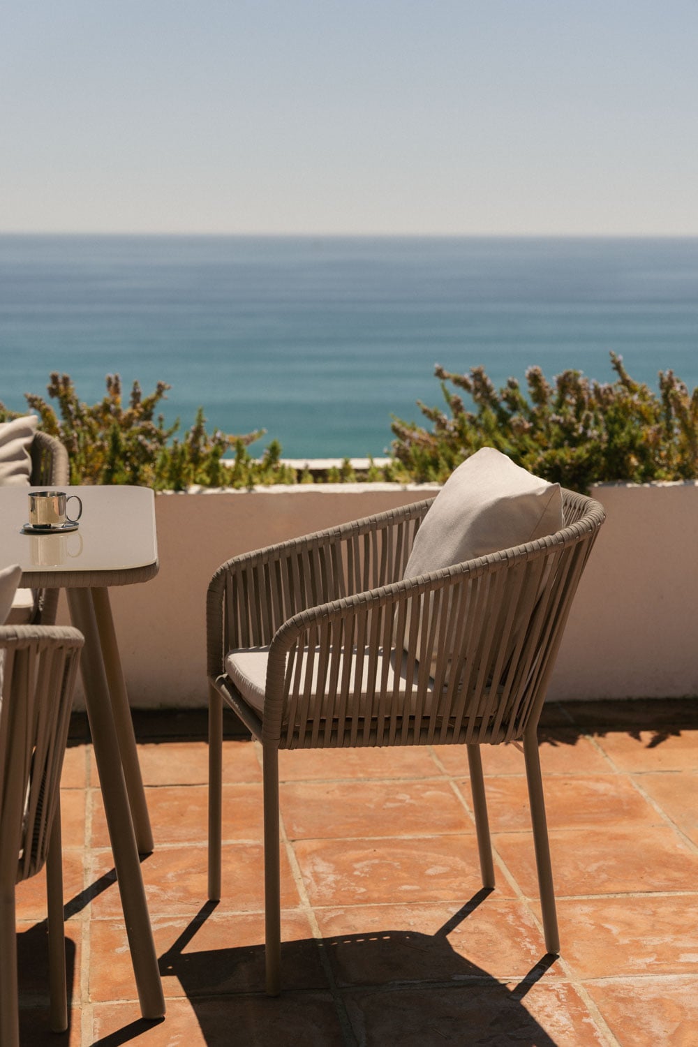 Outdoor chair TORA Classic, Moka brown