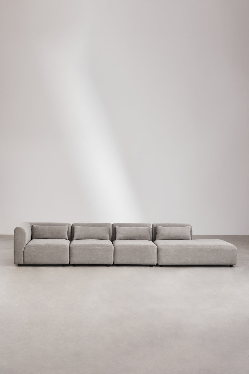 Modulinė sofa FOGLERA su dešiniuoju gultu – kitu rakursu
