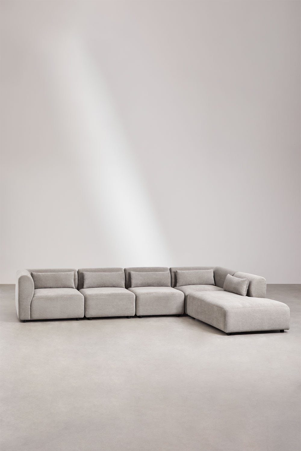 Sofa FOGLERA, pilka, 350x242, dešinė