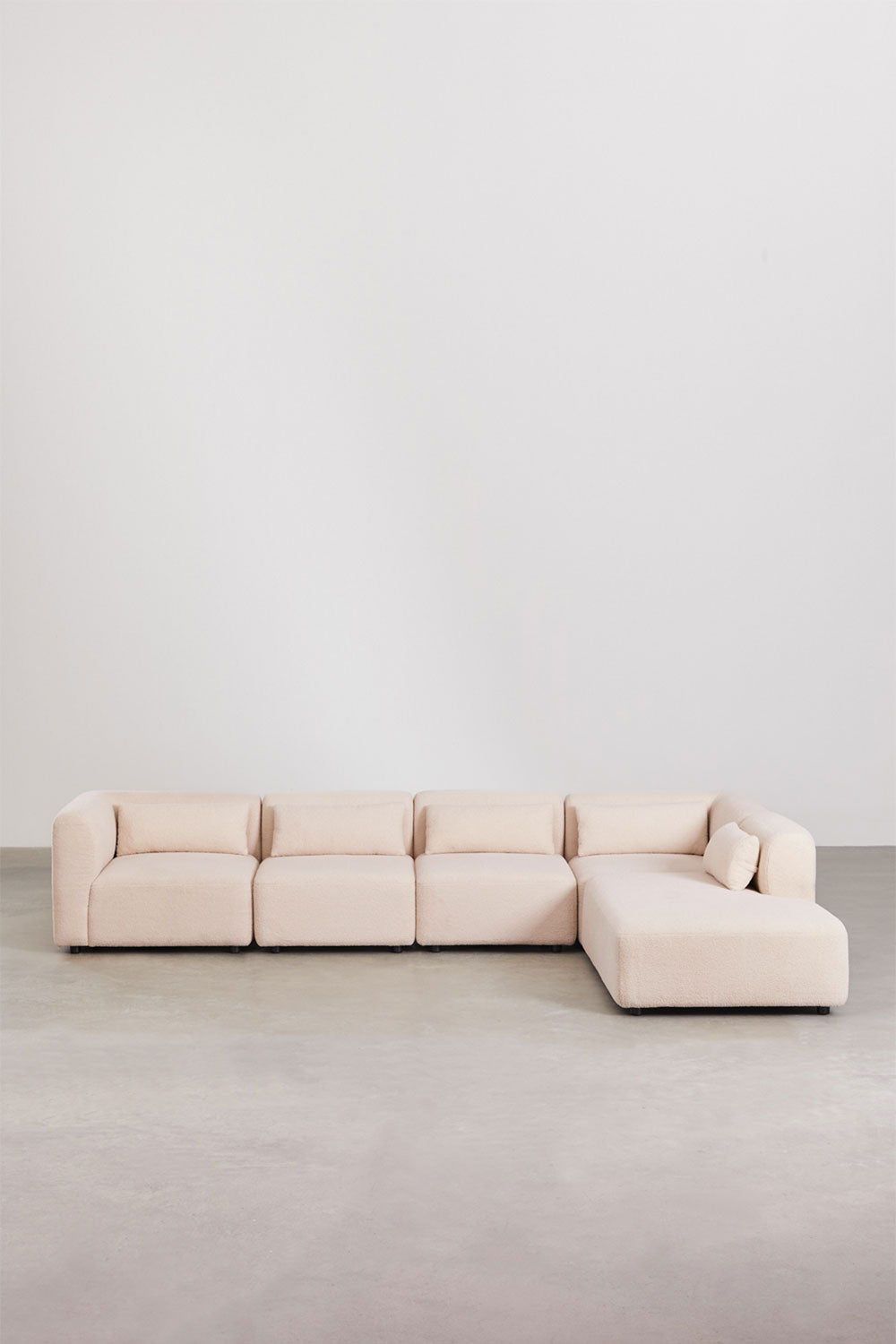 Sofa FOGLERA, kreminė, 350x242, dešinė