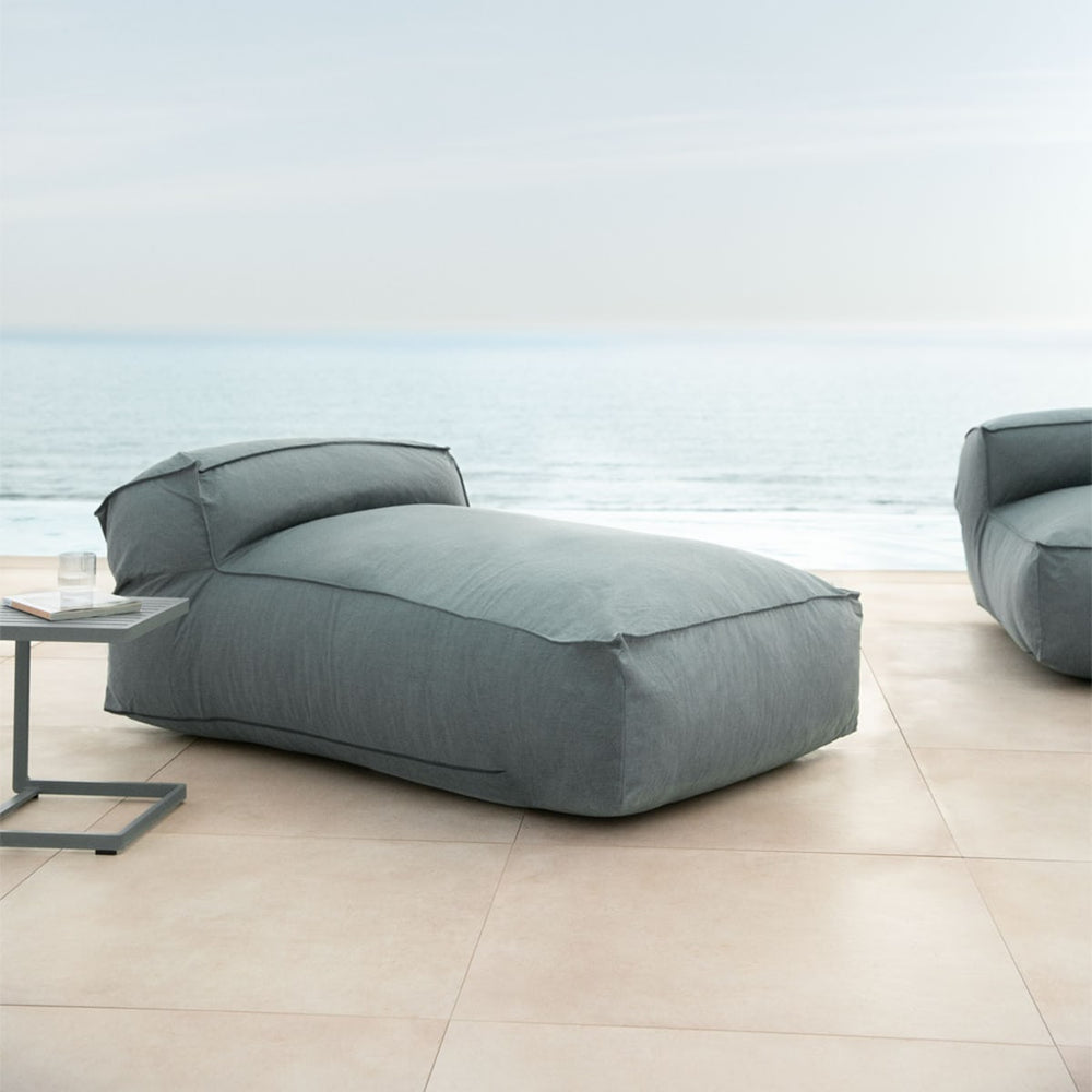 VELVA outdoor sun lounger/armchair, green