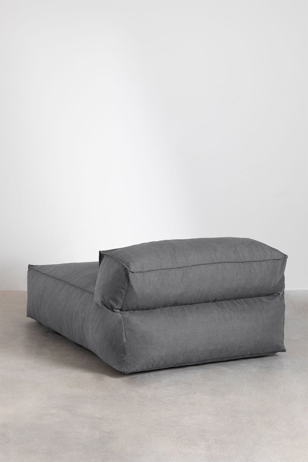 Outdoor lounge chair VELVA, granite grey