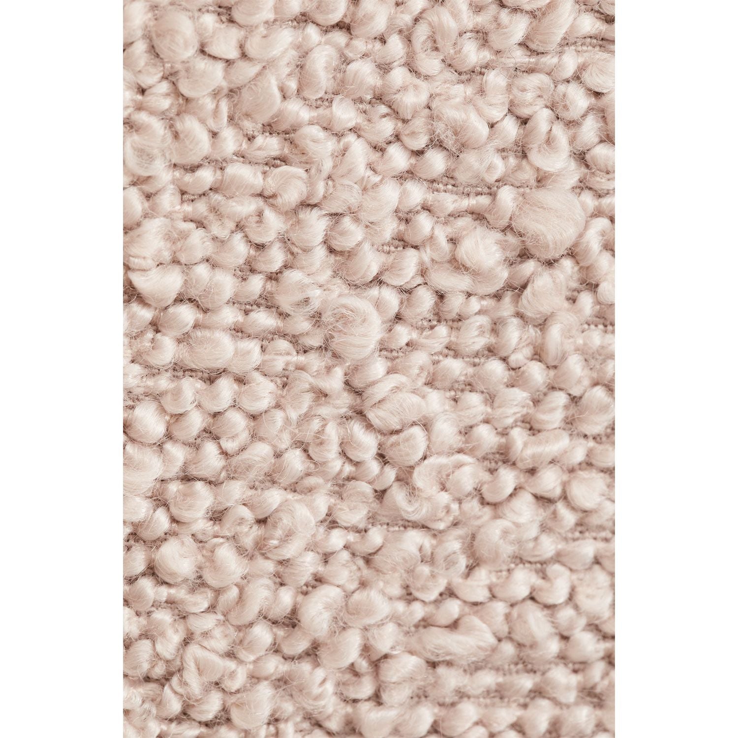 Fotelis LINA, rausva, boucle