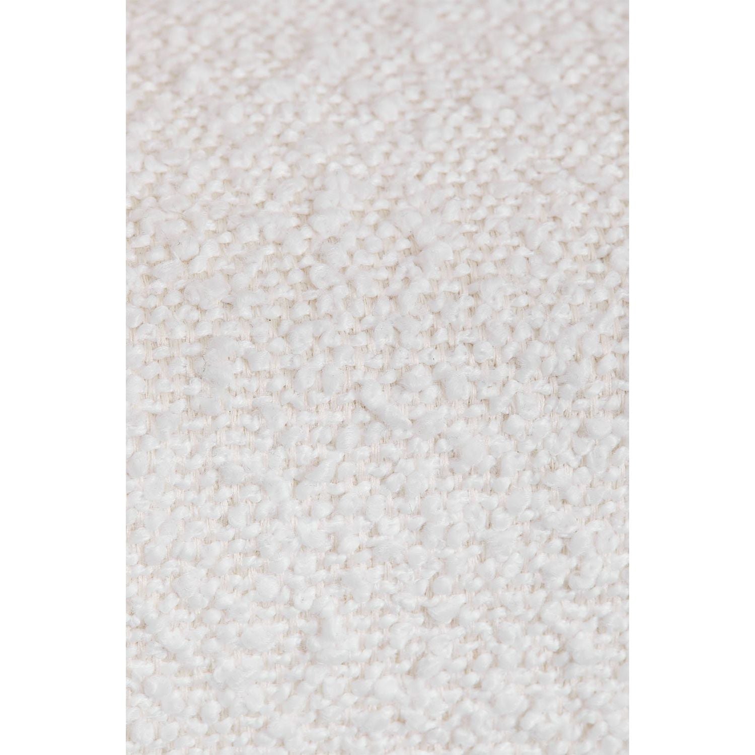 Fotelis LINA, balta, boucle