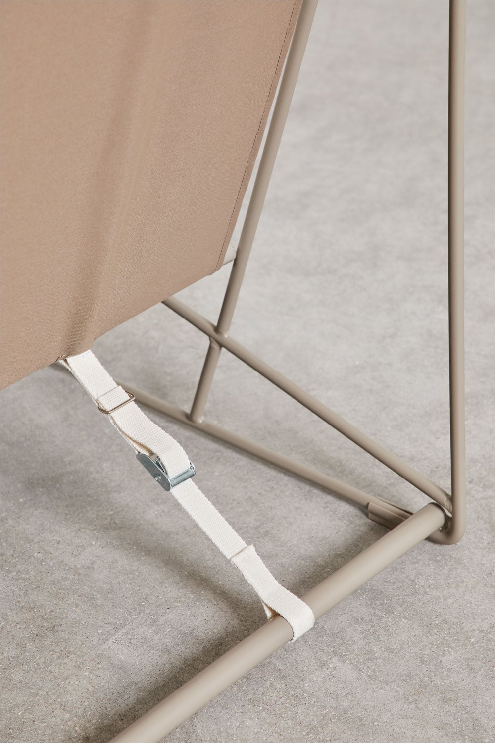 Lauko fotelis COSMO, smėlio-žalia