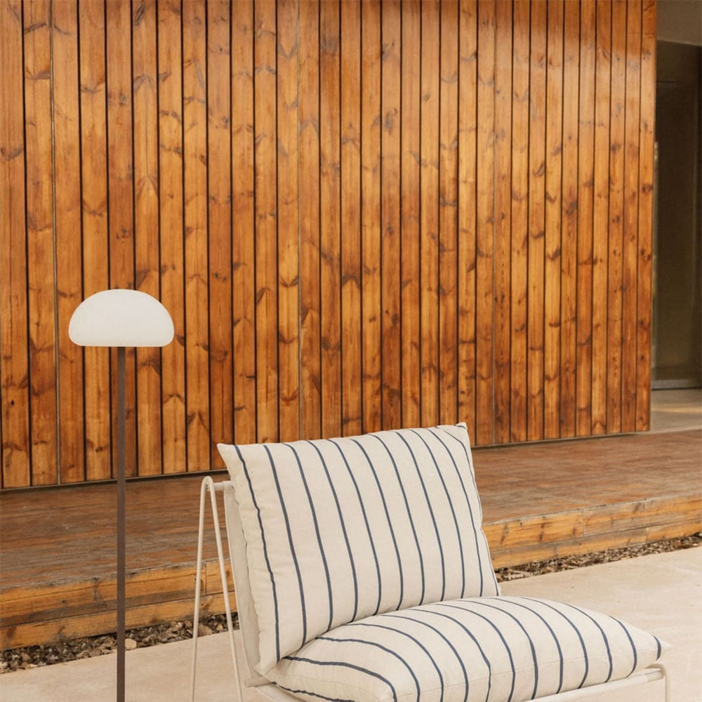 Outdoor Armchair COSMO, Cream Sand Blue