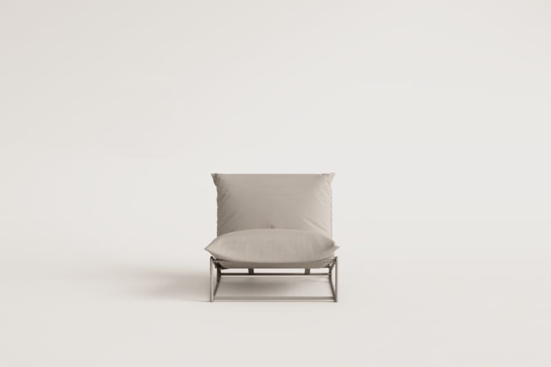 Lauko fotelis COSMO, medaus-geltona