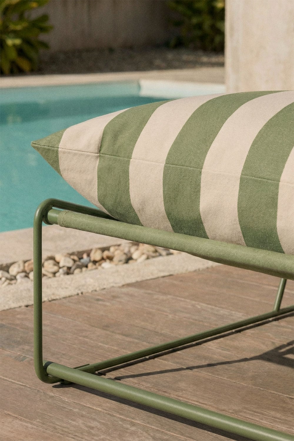 Lauko fotelis COSMO, kreminė-ruda