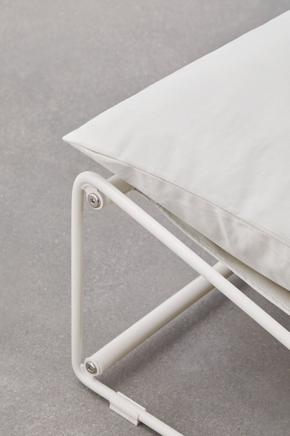 Lauko fotelis COSMO, kreminė-mėlyna