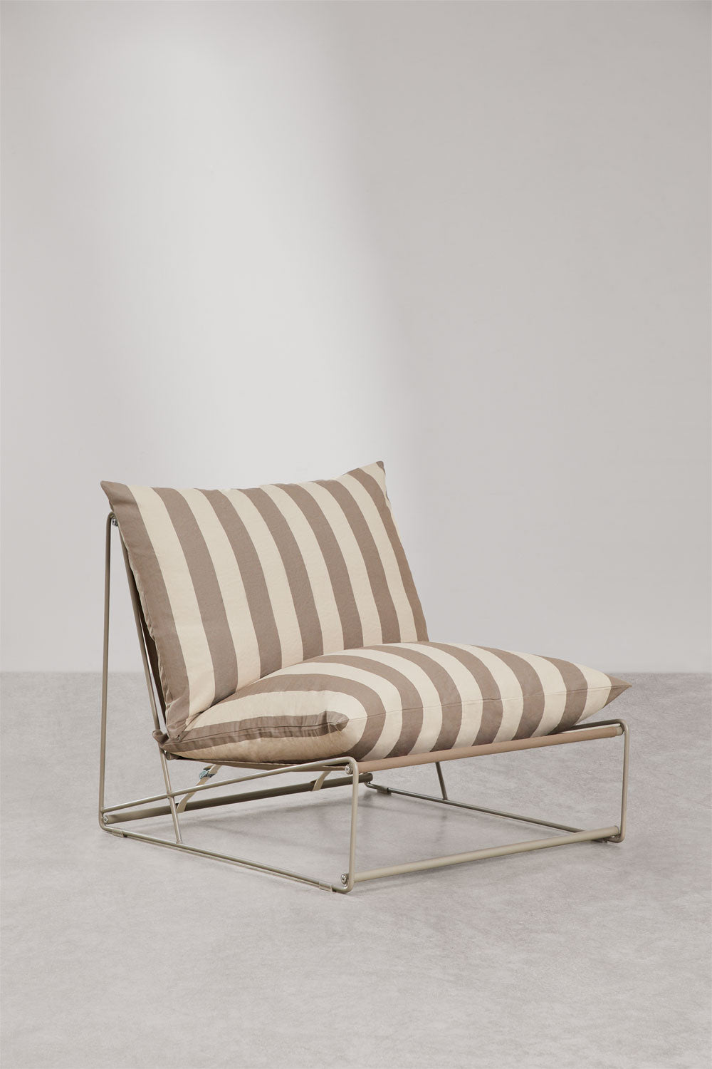 Lauko fotelis COSMO, smėlio-žalia