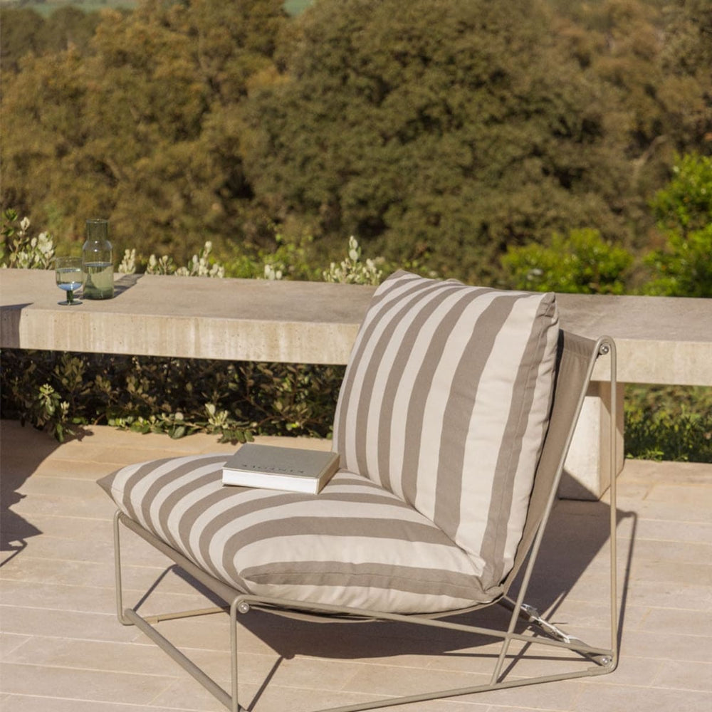 Outdoor armchair COSMO, Cream sand mocha