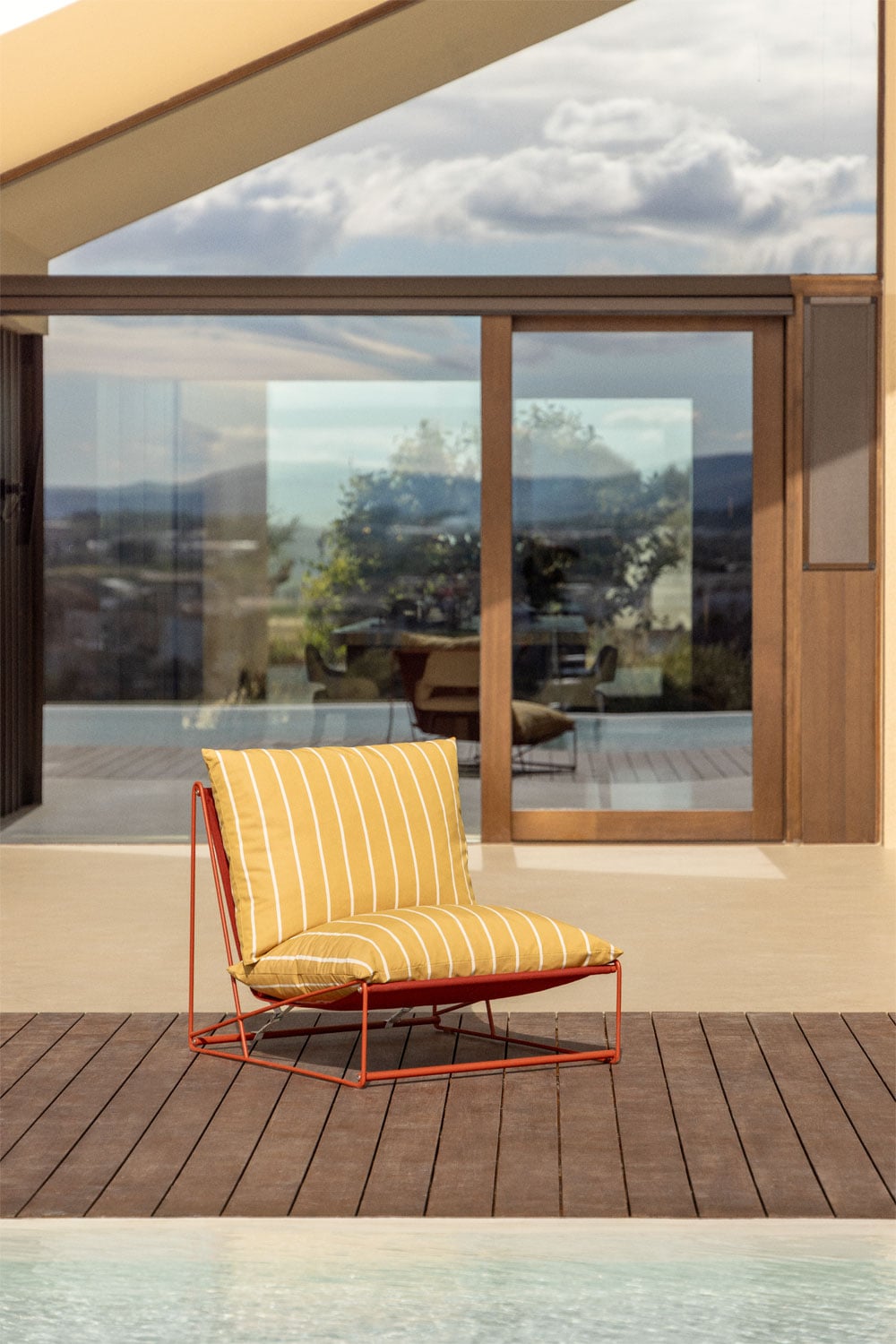 Lauko fotelis COSMO, pilka