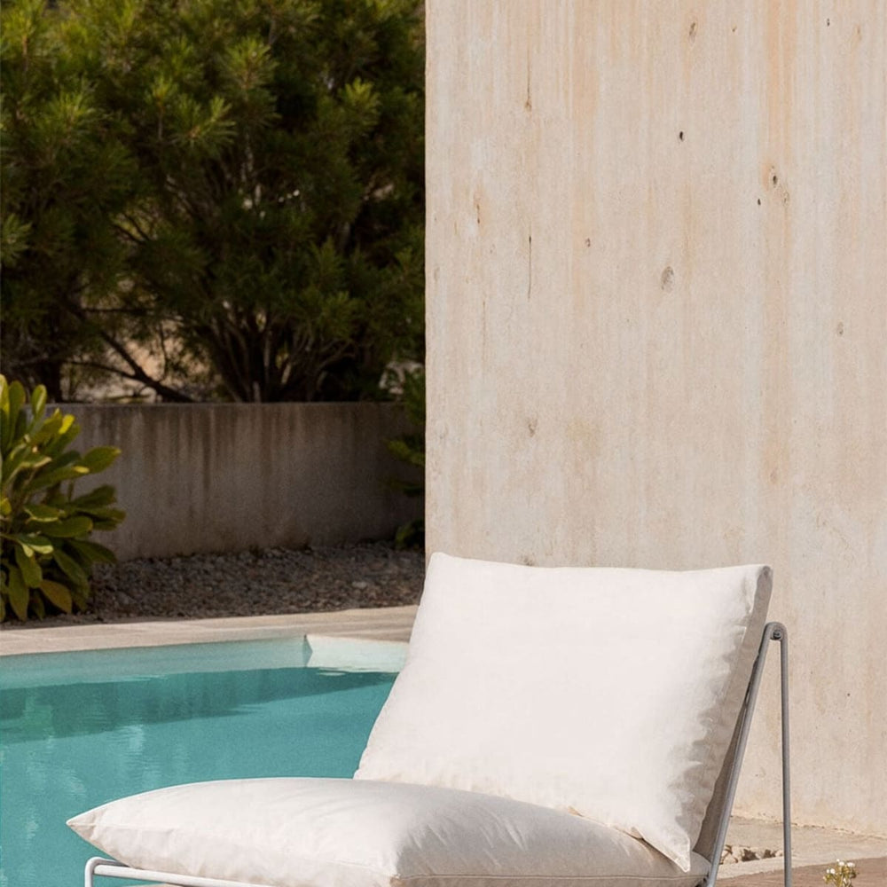 Outdoor armchair COSMO, Gardenia white