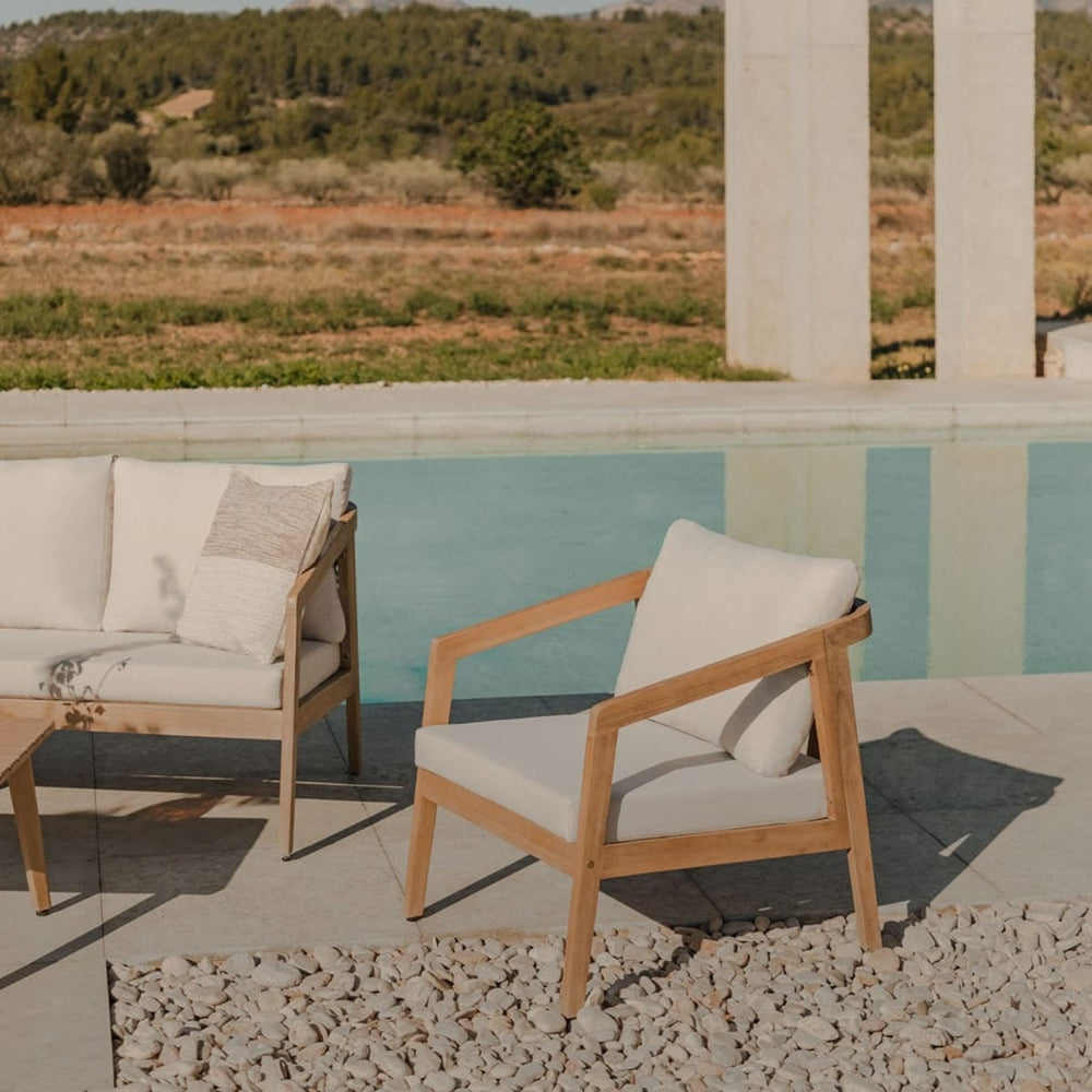 Armchair VIRVO, acacia, light (1 pc.)