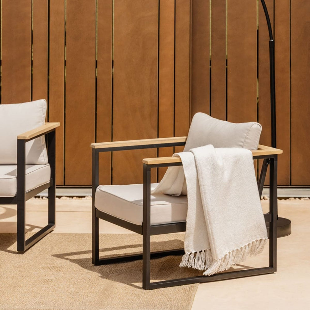 Armchair ALCANTO, black