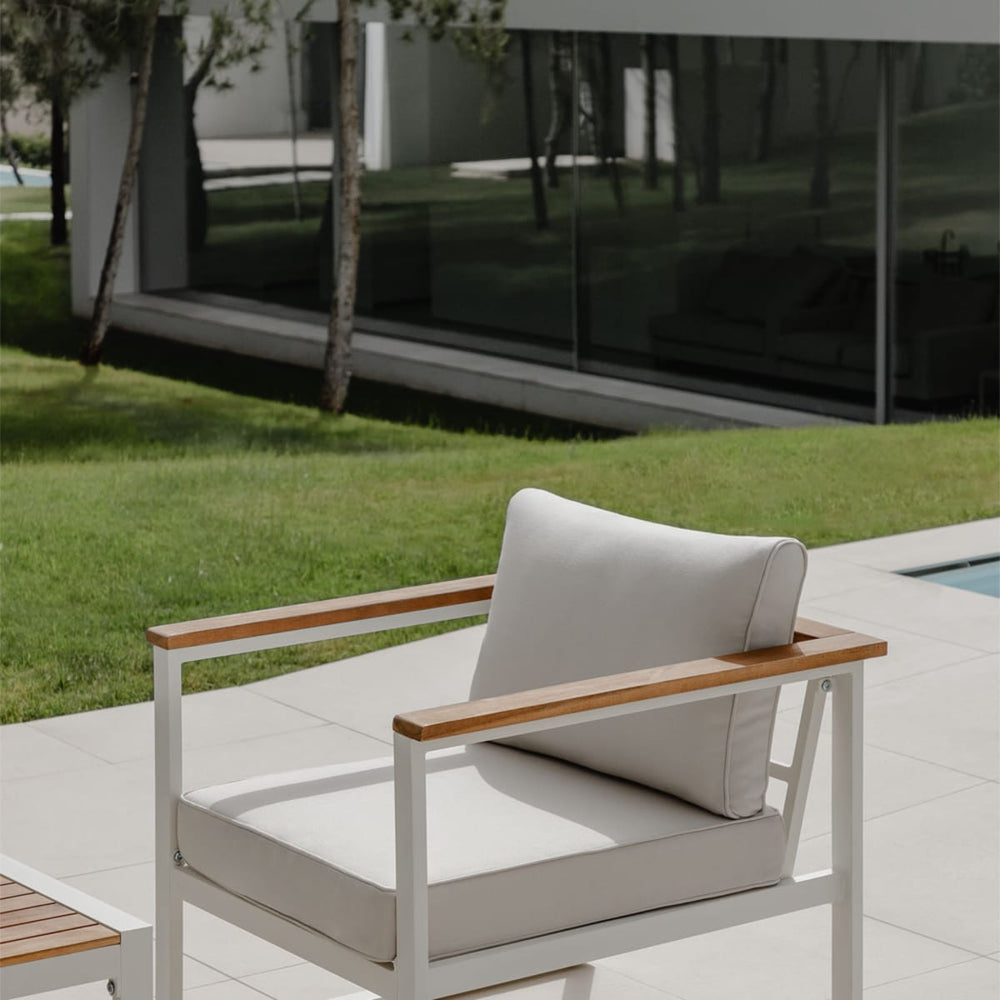 Armchair ALCANTO, white