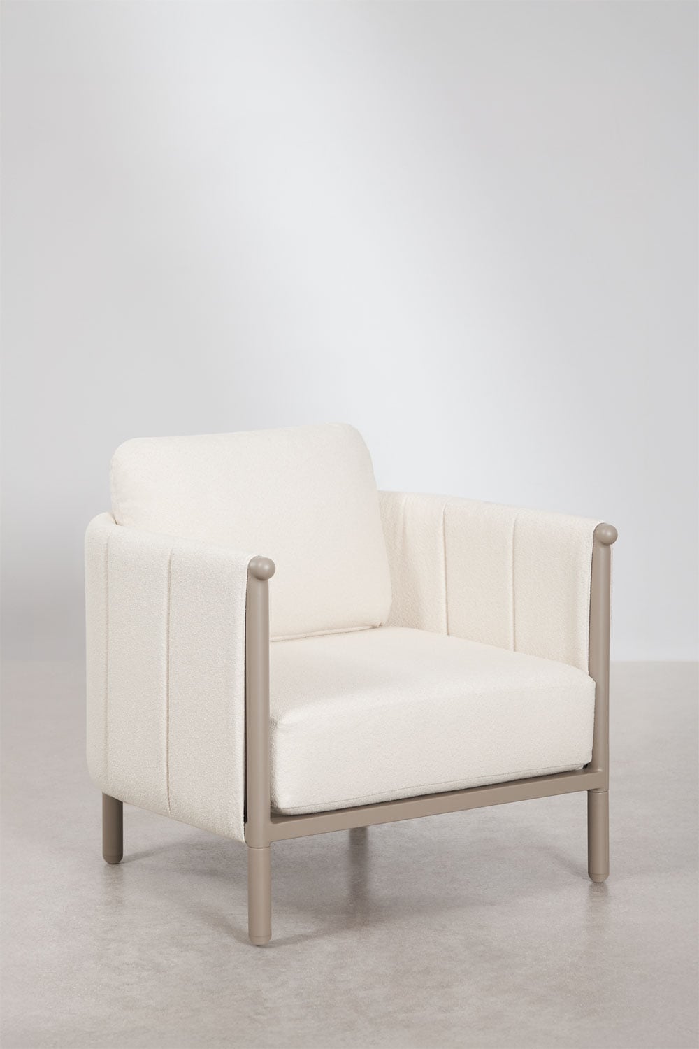 Lauko fotelis DUNA, ruda