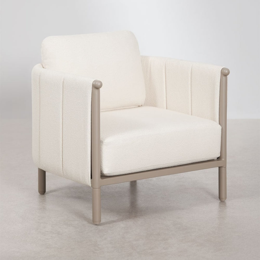 DUNA outdoor armchair, brown