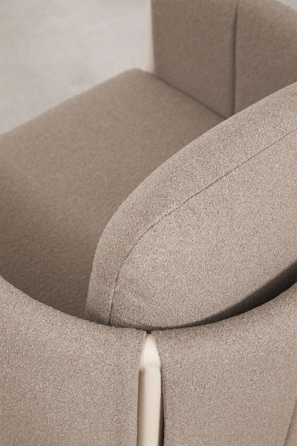 Lauko fotelis DUNA, kreminė