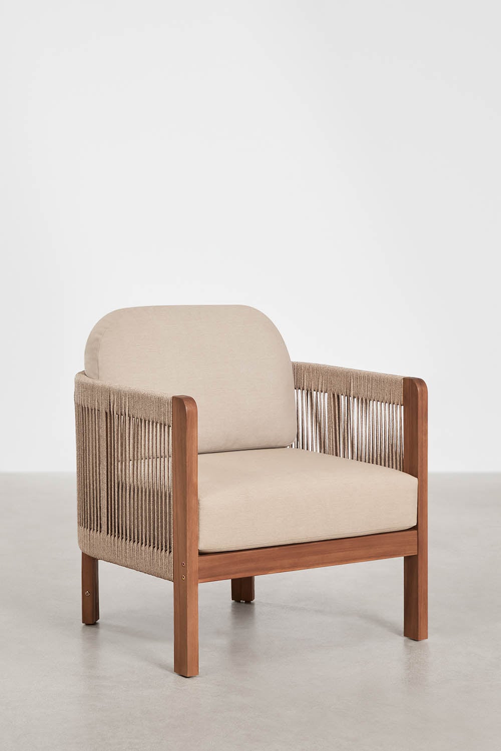 Lauko fotelis AKARO, akacijų mediena