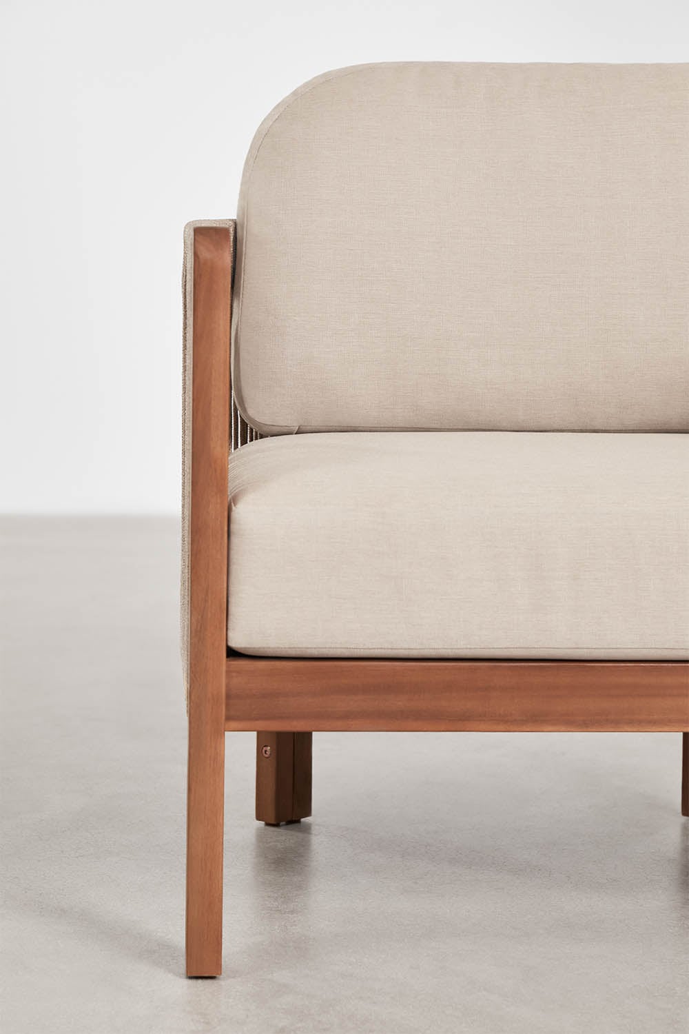 Lauko fotelis AKARO, akacijų mediena