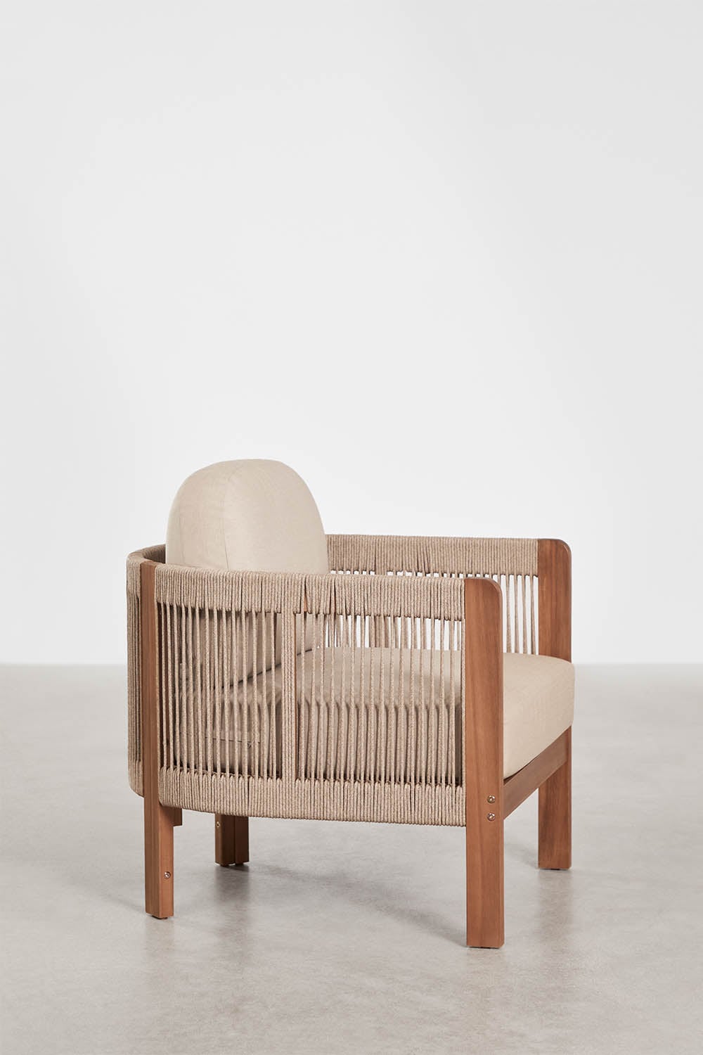 Lauko fotelis AKARO, akacijų mediena