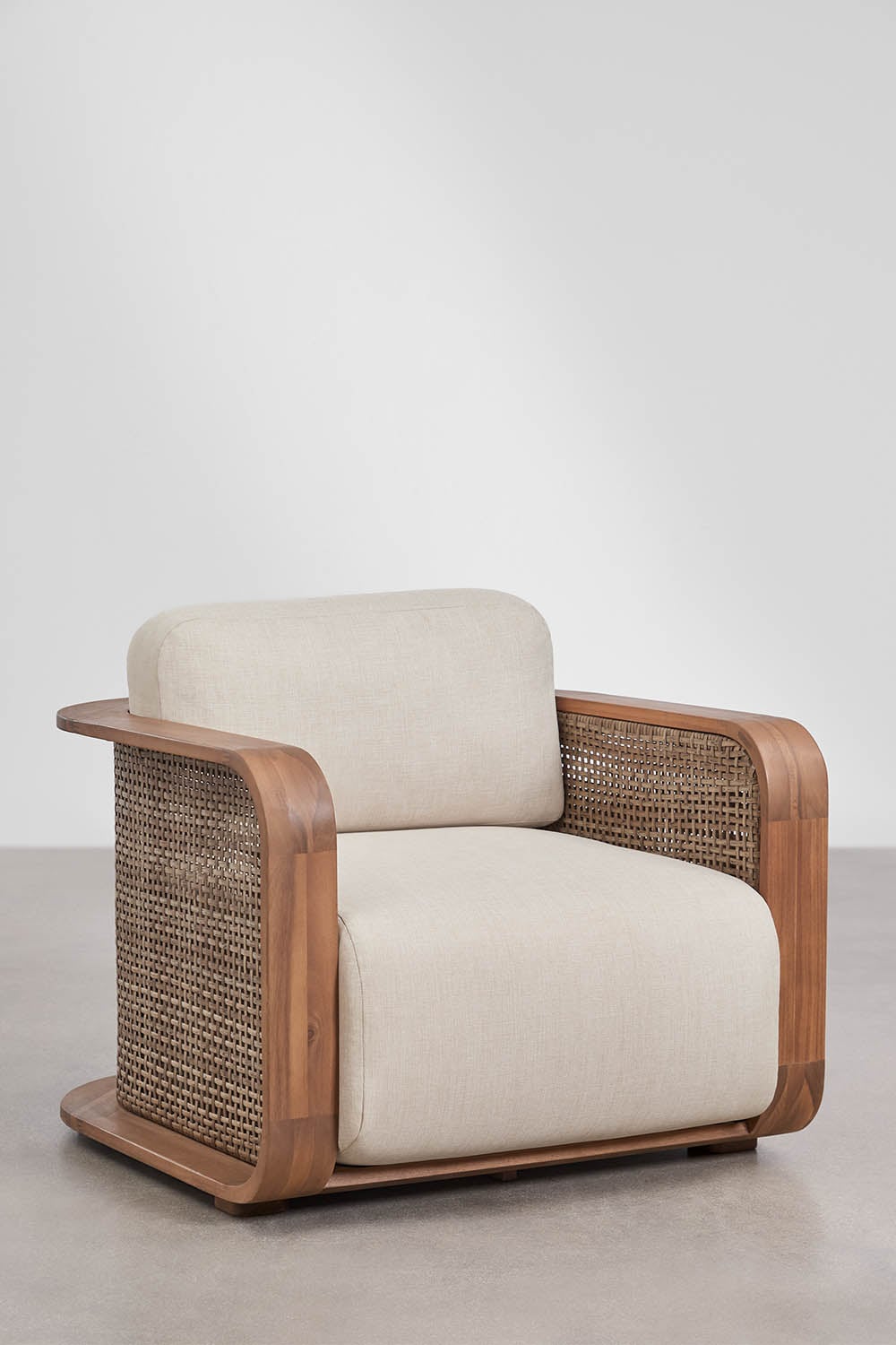 Armchair RATIKO, acacia wood