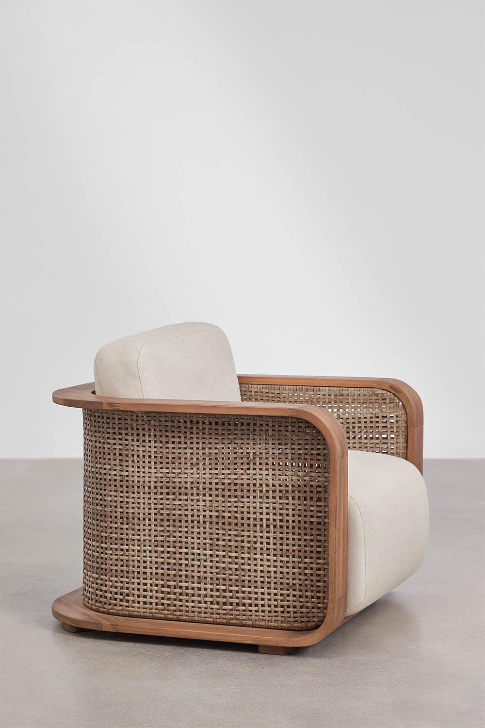 Armchair RATIKO, acacia wood