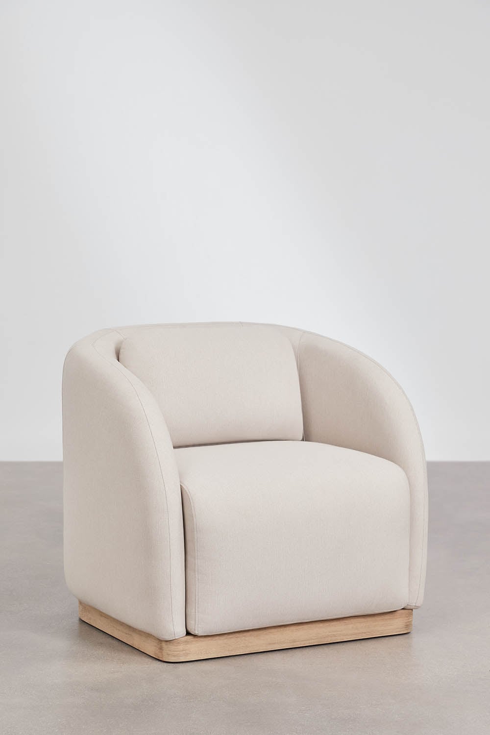 Lauko fotelis AKAVERA, Šviesiai akacijos ruda