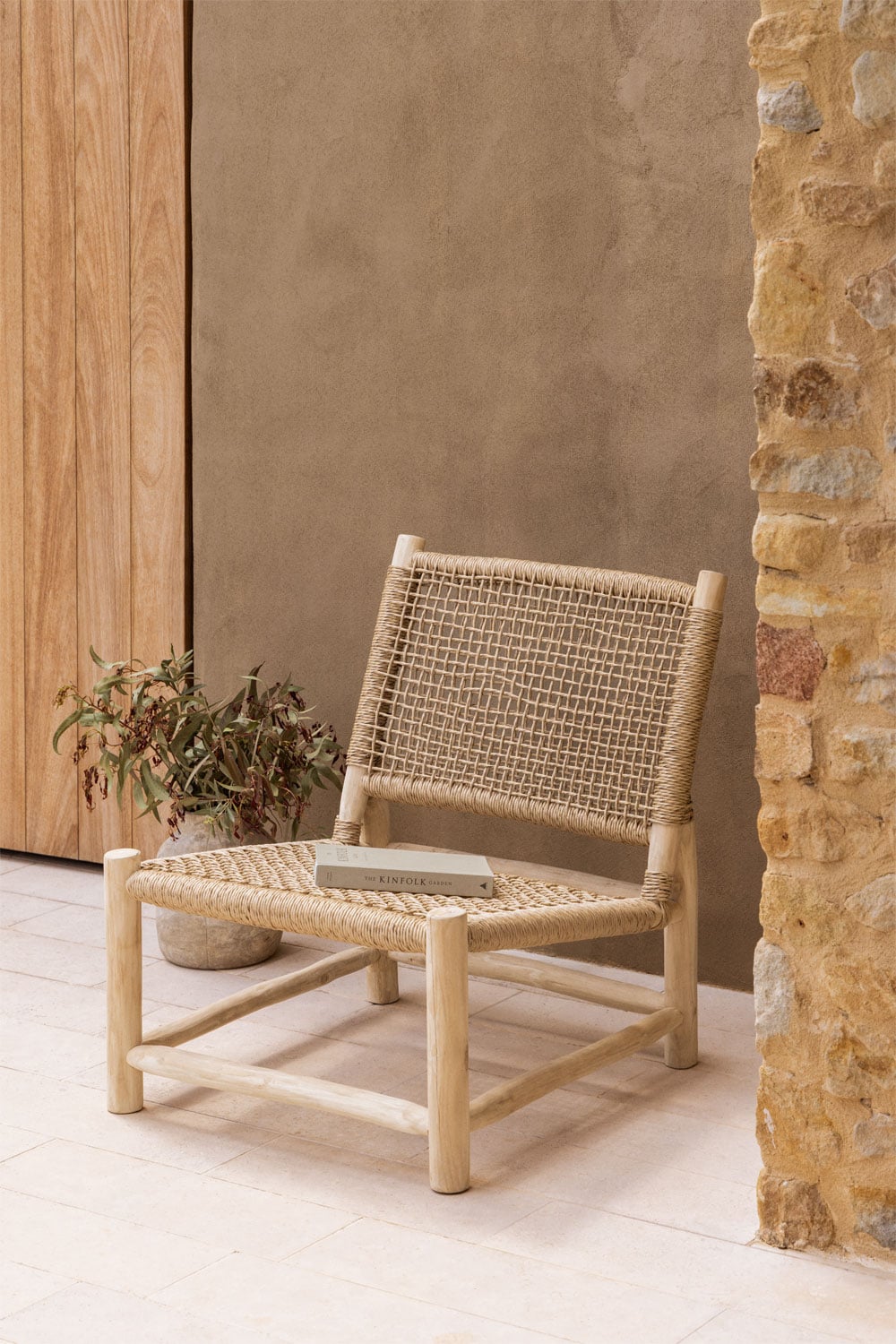 Lauko fotelis TEAK, tikmedis