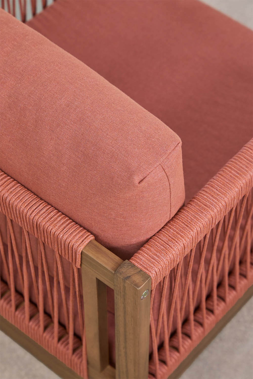 Lauko fotelis PARMA, terakota