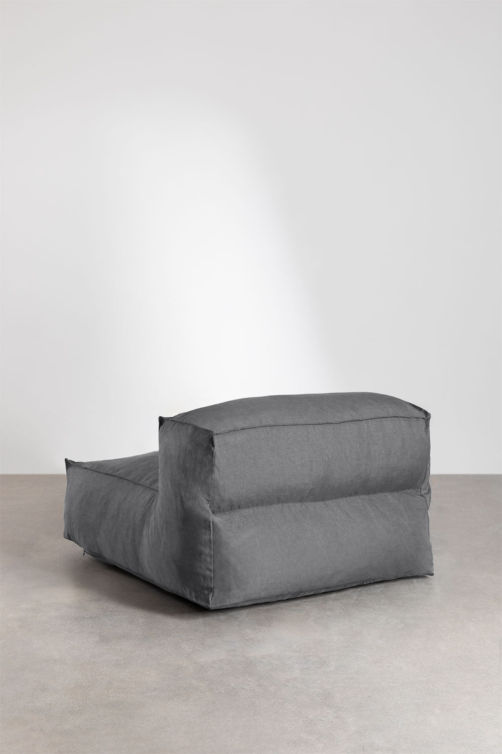 Lauko fotelis VELVA, granito pilka