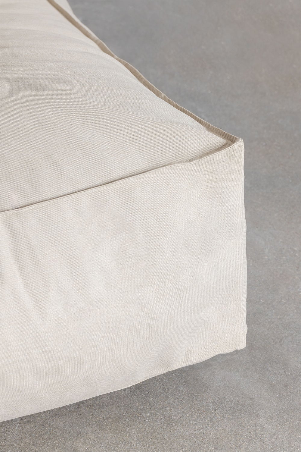 Lauko fotelis VELVA, kreminis