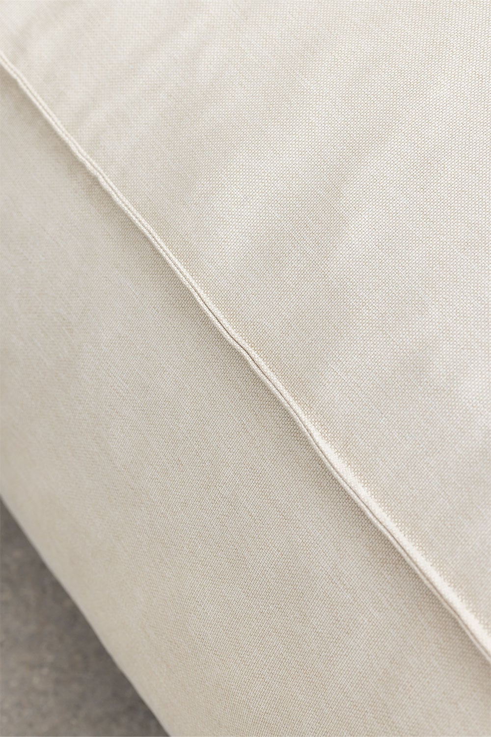 Lauko fotelis VELVA, kreminis