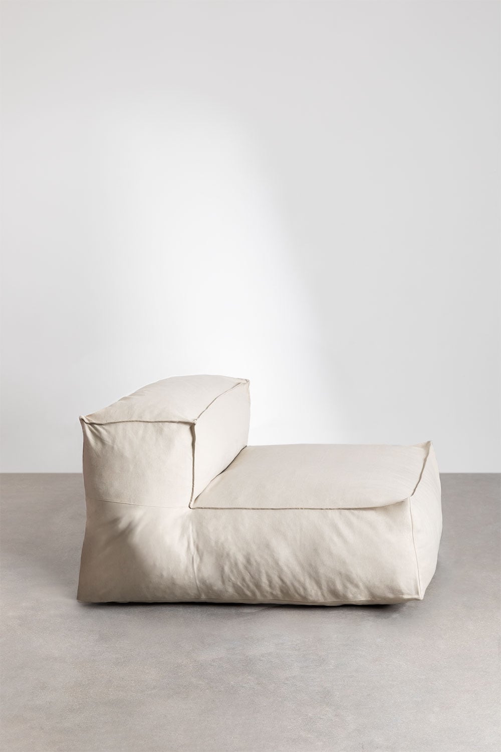 Lauko fotelis VELVA, kreminis