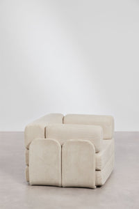 Modulinė kampinė sofa MERIDENA miegojimo funkcija