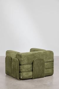 Modulinė kampinė sofa MERIDENA kampinė dalis iš arti