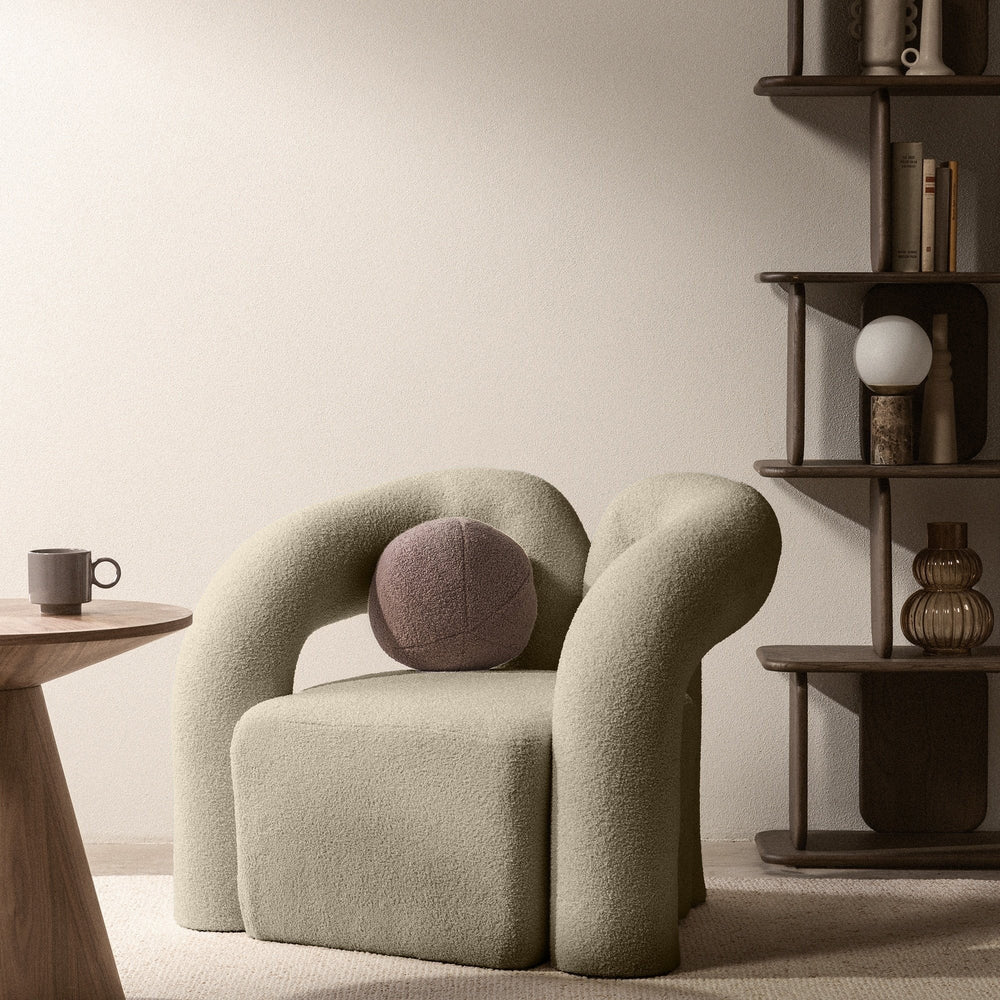 Recliner MERLON, beech, brown