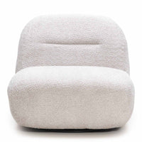 Fotelis GEORGINA, pilkai smėlio, pasukamas