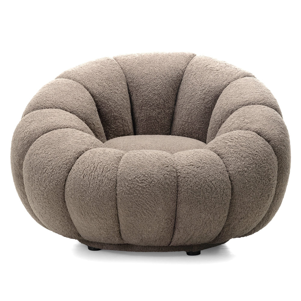 Swivel recliner AUREL, condition, cappuccino