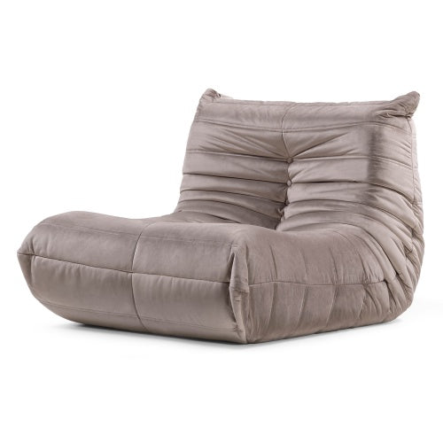 Fotelis FUJI su pakoja, ruda