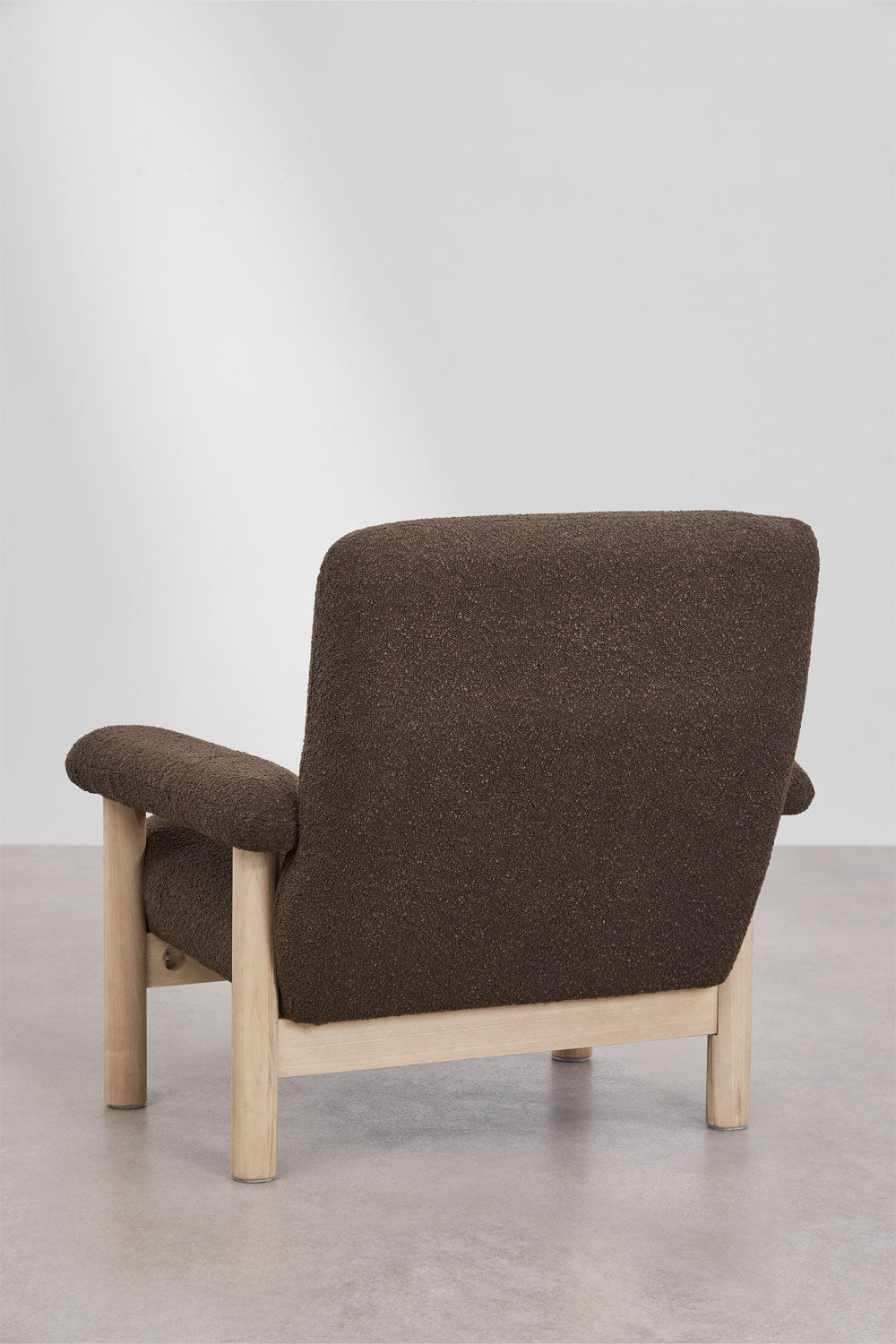 Armchair HAROORO, chocolate