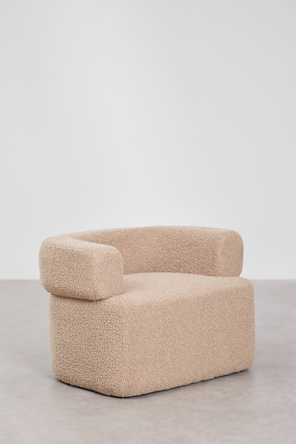 Armchair NAVAORA, brown
