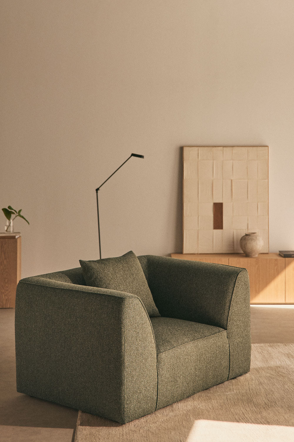 Armchair SAROORA, green
