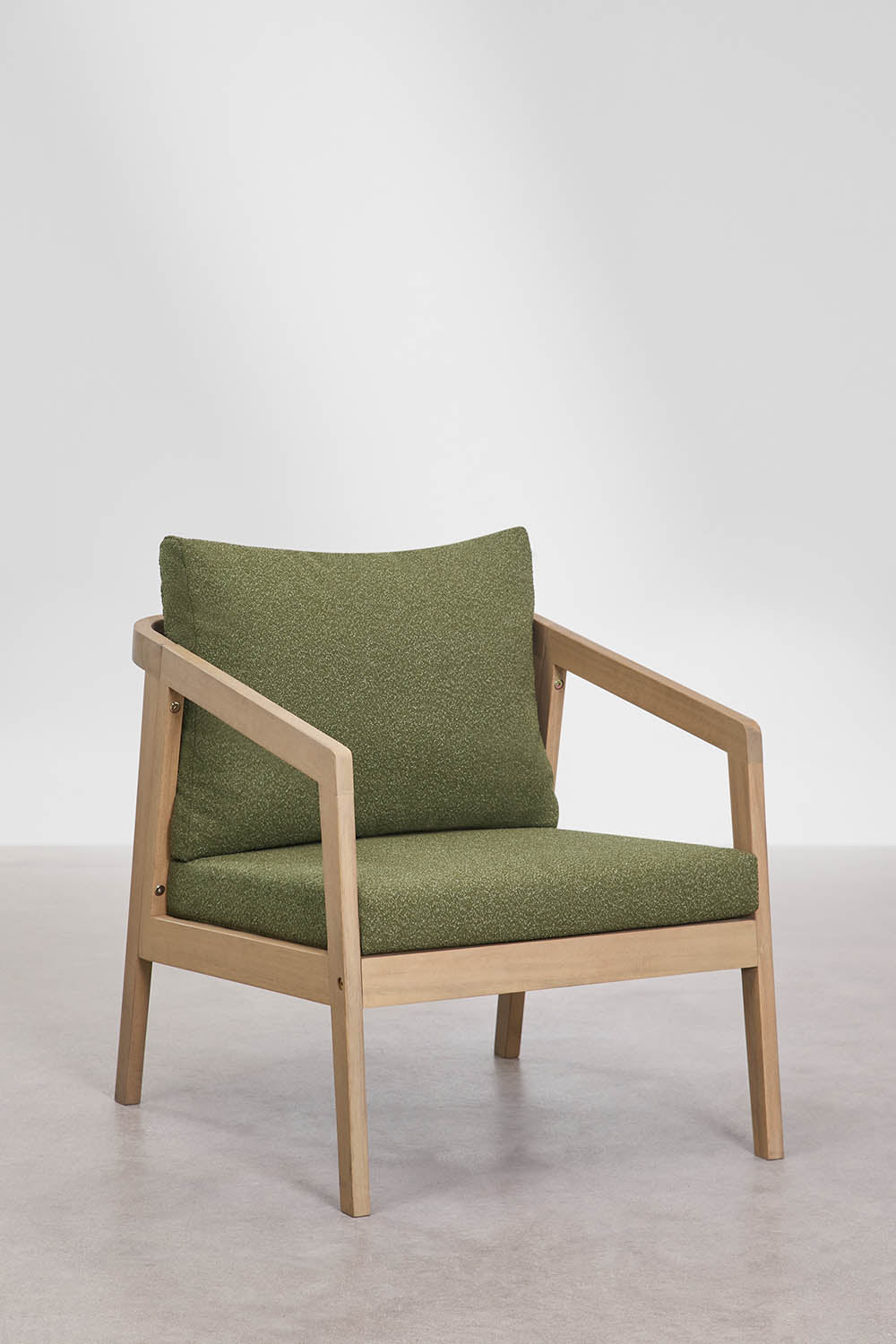 Armchair VIRVO, acacia, light (2 variants)