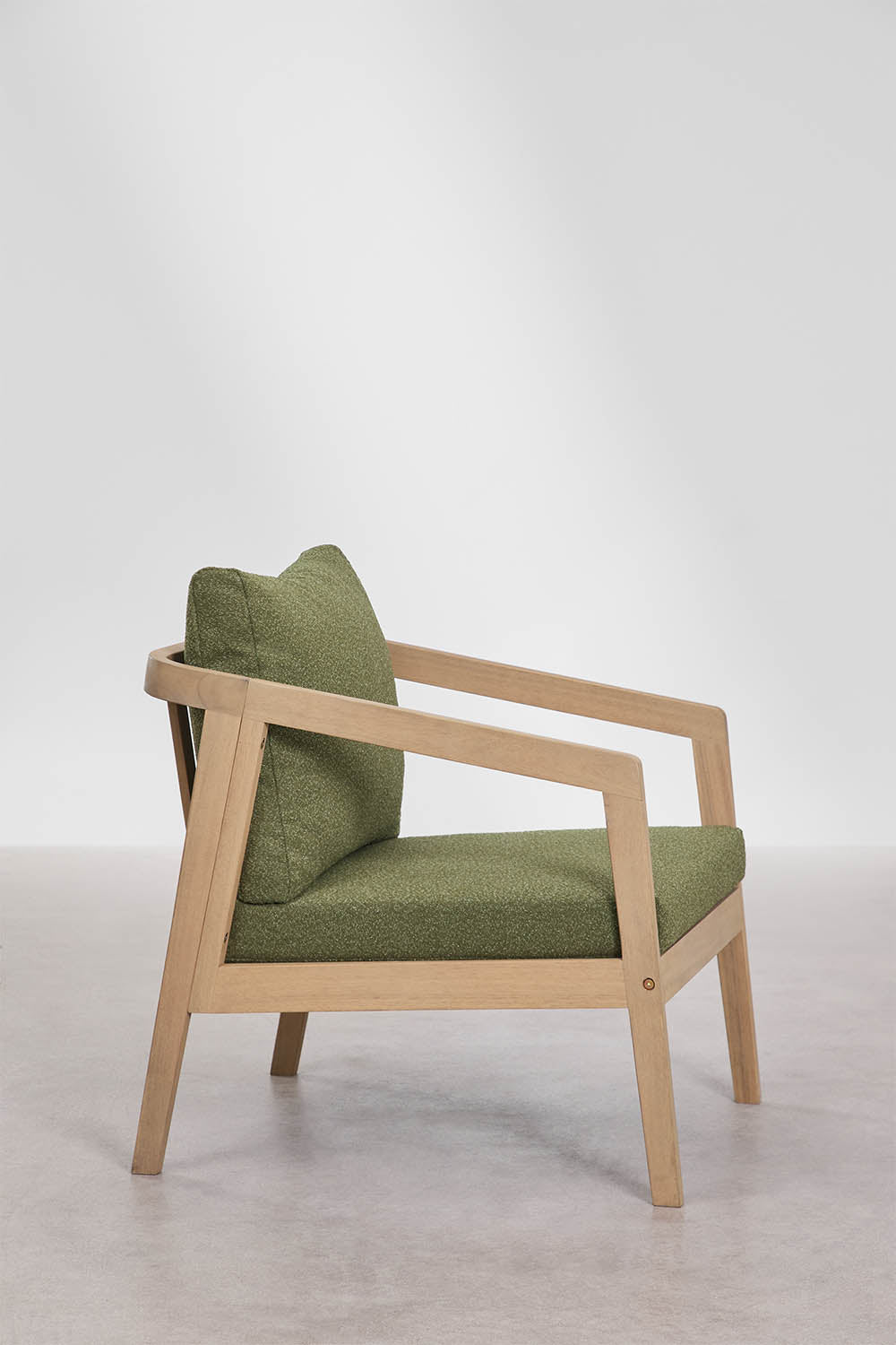 Armchair VIRVO, acacia, light (2 variants)