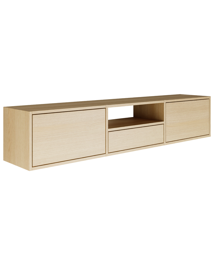 TV staliukas FRAMME, ąžuolo, 150 cm