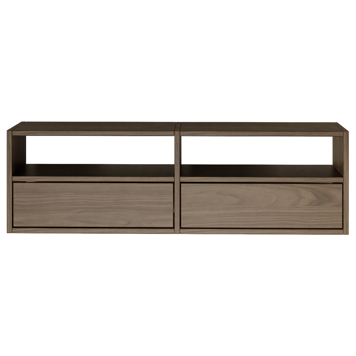 Pakabinama TV spintelė ZARI, riešutas, 100 cm, 2