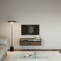 Pakabinama TV spintelė ZARI, riešutas, 100 cm, 2